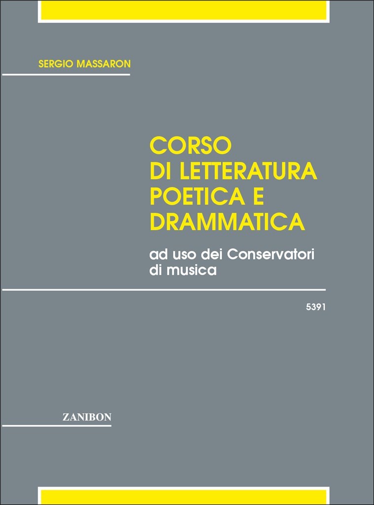 Corso Di Letteratura Poetica E Drammatica